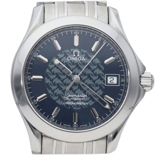 Montre Omega Seamaster - Montre 120M Jacques Mayol automatique en acier 58 Facettes MT47035