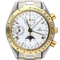 Omega Speedmaster - Automatic chronograph watch in yellow gold and steel 