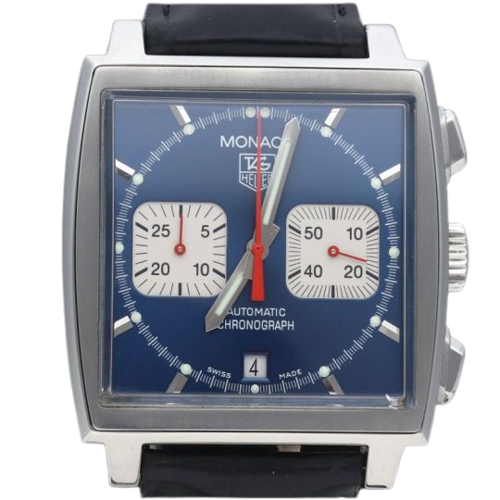 TAG Heuer Monaco - Ocelové chronografové hodinky 
