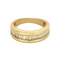 Bague 51 Alliance en or jaune et diamants baguette 58 Facettes B260217