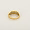 Bague 51 Alliance en or jaune et diamants baguette 58 Facettes B260217