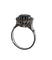 Ring Margerite aus Weißgold, Saphir und Diamanten 