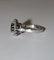 Bague 55.5 Bague marguerite en or blanc, saphir et diamants 58 Facettes 613