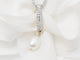 Boucles d'oreilles Boucles d'oreilles pendantes en or blanc, diamants et perles de culture 58 Facettes 33102