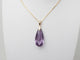 Pendentif Pendentif en or jaune et améthyste briolette 58 Facettes 33208