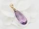 Pendentif Pendentif en or jaune et améthyste briolette 58 Facettes 33208