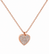 Collier Bucherer - Collier cœur en or rose et diamants 58 Facettes Buch