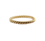 Bague 47 Bague alliance vintage torsadée en or 18k 58 Facettes A06695