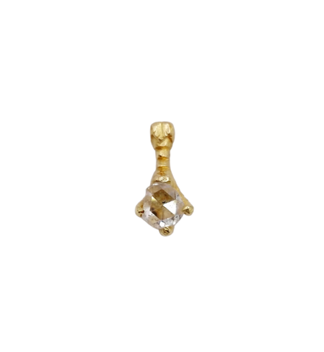 Pandantiv victorian cu gheară de vultur din aur de 18k și diamant 