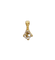 Pandantiv victorian cu gheară de vultur din aur de 18k și diamant 