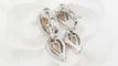 Boucles d'oreilles Boucles d'oreilles pendantes en or blanc, citrines et diamants 58 Facettes 32804