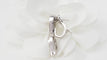 Boucles d'oreilles Boucles d'oreilles pendantes en or blanc, citrines et diamants 58 Facettes 32804