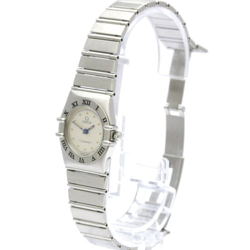 Montre Omega Constellation - Montre quartz en acier inoxydable 58 Facettes qu8t4da1py