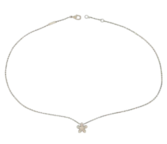 Van Cleef & Arpels Socrate - White gold and diamond necklace 