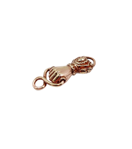 Antik handlänksberlock i 18k guld 