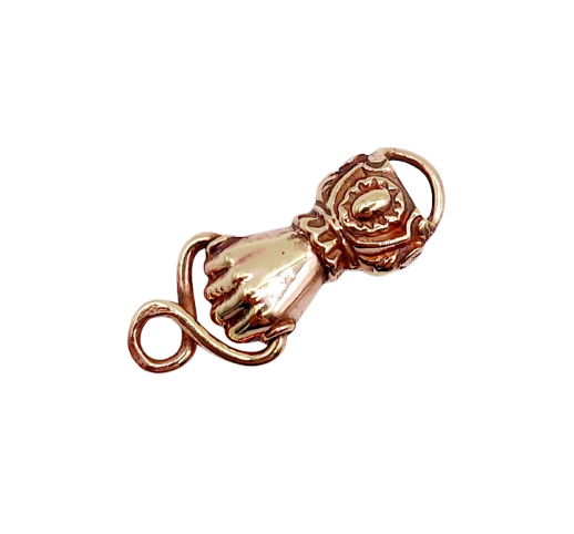 Antik handlänksberlock i 18k guld 