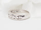 Bague 52.5 Demi-alliance - Bague en or blanc et diamants 58 Facettes 33105