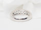 Bague 52.5 Demi-alliance - Bague en or blanc et diamants 58 Facettes 33105