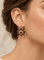 Boucles d'oreilles Boucles d'oreilles dormeuses en or jaune et grenat 58 Facettes 33473
