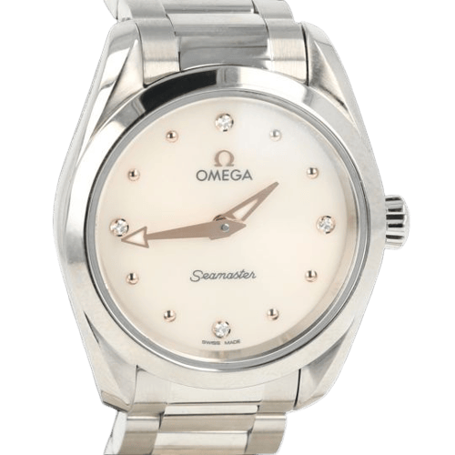 Montre Omega Seamaster Aqua Terra - Montre acier et diamants 58 Facettes MT47006