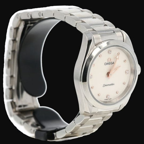 Montre Omega Seamaster Aqua Terra - Montre acier et diamants 58 Facettes MT47006