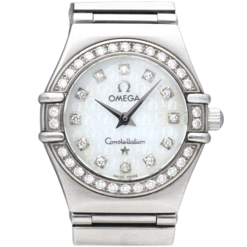 Omega Constellation - Çelik kadın saati 