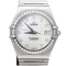 Omega Constellation - Women's steel and diamond watch 