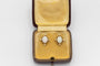 Boucles d'oreilles Boucles d'oreilles anciennes en or jaune, opales et diamants 58 Facettes 12384