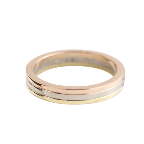 Cartier Trinity - Anel em ouro 18K de três cores 