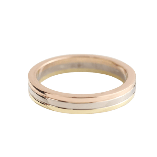 Bague 51 Cartier Trinity - Bague en or 18K trois couleurs 58 Facettes P