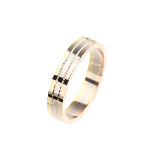 Bague 64 Cartier Trinity - Bague en or trois couleurs 18K 58 Facettes O