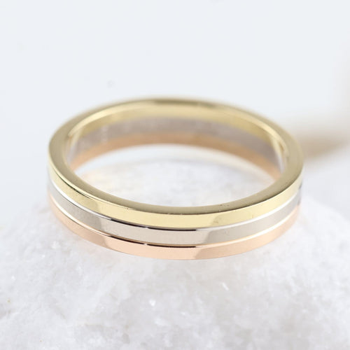Bague 64 Cartier Trinity - Bague en or trois couleurs 18K 58 Facettes O