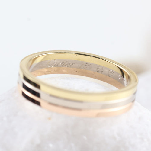 Bague 64 Cartier Trinity - Bague en or trois couleurs 18K 58 Facettes O