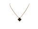 Van Cleef & Arpels Vintage Alhambra - Náhrdelník ze žlutého zlata a onyxu 