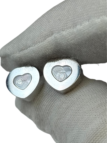 Chopard Happy Diamond - Øreringe i 18 karat guld og diamanter 
