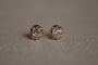 Boucles d'oreilles Boucles d’oreilles puces anciennes en or 18K et diamants taille ancienne 58 Facettes