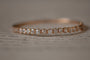 Bracelet Bracelet jonc - Bracelet en or 18K avec diamants taille ancienne 58 Facettes