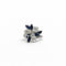 Bague 49 Bellin - Bague bouquet en or gris et platine, diamants, saphirs 58 Facettes REF2578-346