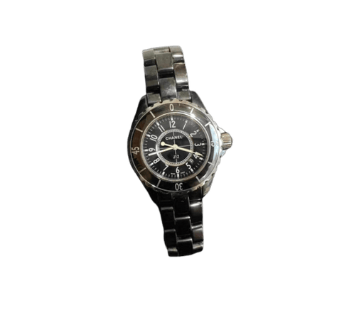 Montre Chanel J12 - Montre en acier, céramique et cadran noir 58 Facettes jnci98