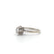 Bague 54.5 Solitaire - Bague diamant en or gris rosé 58 Facettes REF2234