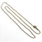 Collier Chaîne fine maille plate en or jaune 18K 58 Facettes REF2564-332