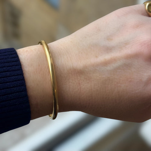 Bracelet Bracelet jonc ouvrant en or jaune 18K 58 Facettes REF2568-336