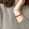Bracelet Jean et Pierre Bellin - Bracelet en or jaune et corail rouge 58 Facettes REF23101-123