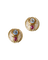 Boucles d'oreilles Boucles d'oreilles en or jaune, saphirs, rubis et diamants 58 Facettes