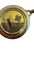 Augis - Liebesmedaille aus Gelbgold, Rubin und Diamanten 
