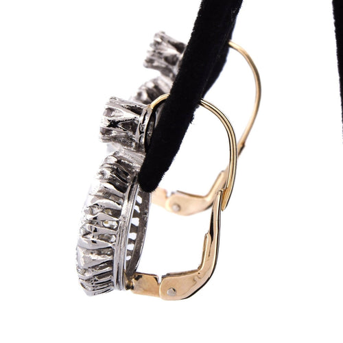 Boucles d'oreilles Boucles d'oreilles vintage en platine, or 18 kt et diamants 58 Facettes OR231 (05339)