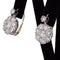 Boucles d'oreilles Boucles d'oreilles vintage en platine, or 18 kt et diamants 58 Facettes OR231 (05339)