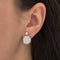 Boucles d'oreilles Boucles d'oreilles vintage en platine, or 18 kt et diamants 58 Facettes OR231 (05339)