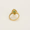 Bague 48 Bague marguerite en or jaune 18K, émeraude et diamants 58 Facettes B260207