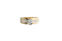 Prsten ze žlutého 18karátového zlata a diamantů 0,91 ct 